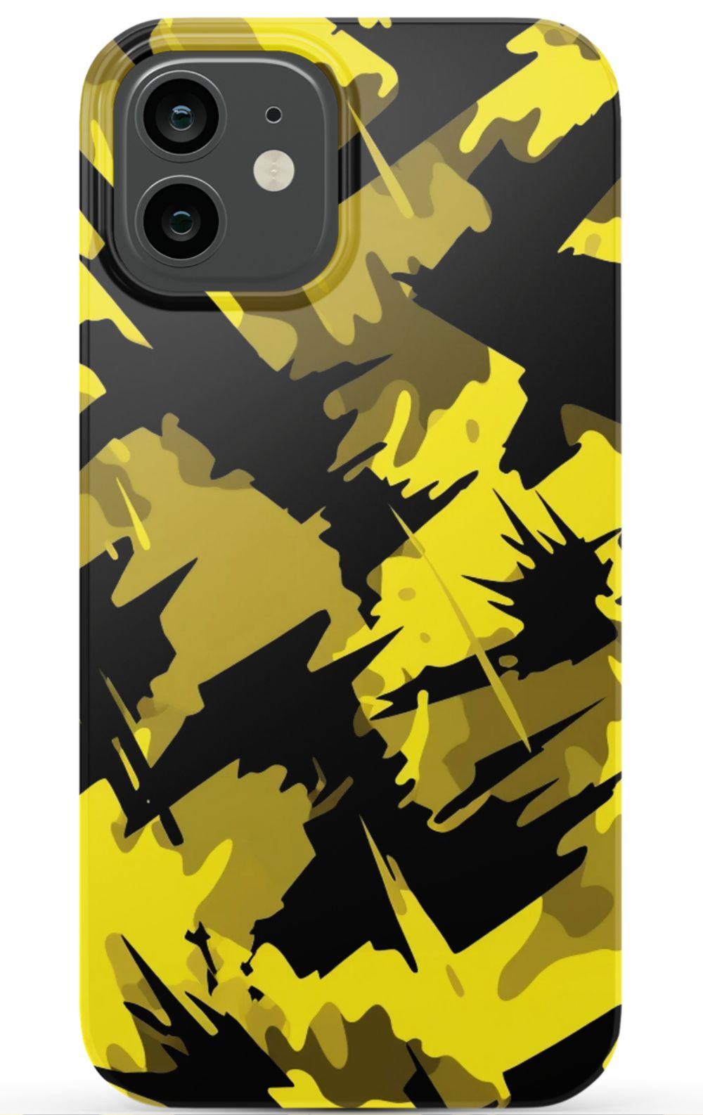 Yellow Blazing Camo Phone Case - B7Cases